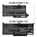 Notebook battery DELL CS-DEL728NB