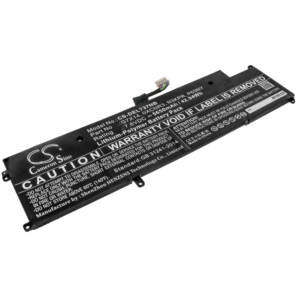 Notebook battery DELL CS-DEL737NB