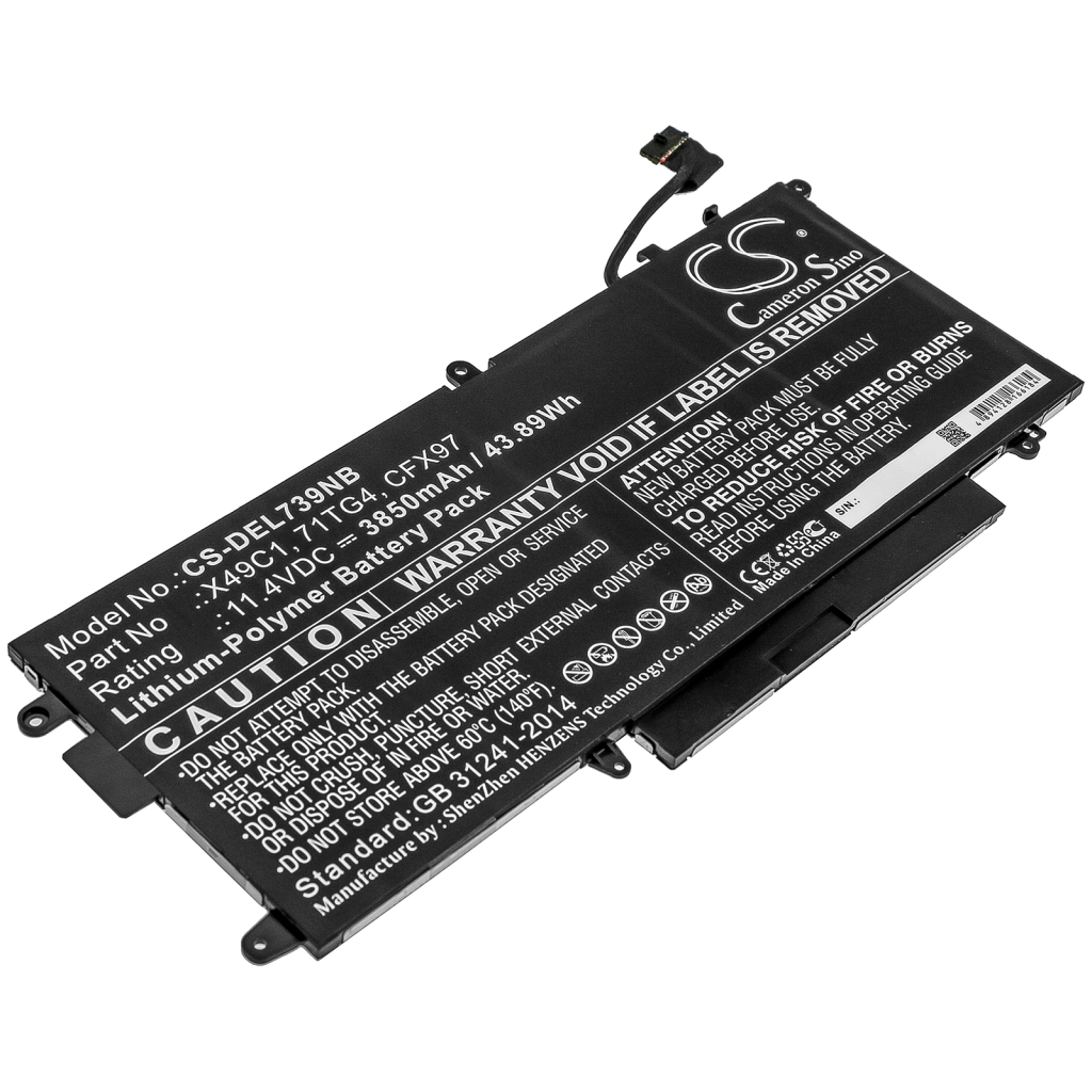 Notebook battery DELL CS-DEL739NB