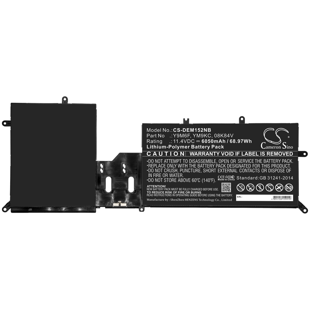 Notebook battery DELL CS-DEM152NB