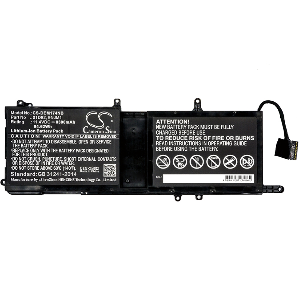 Notebook battery DELL CS-DEM174NB