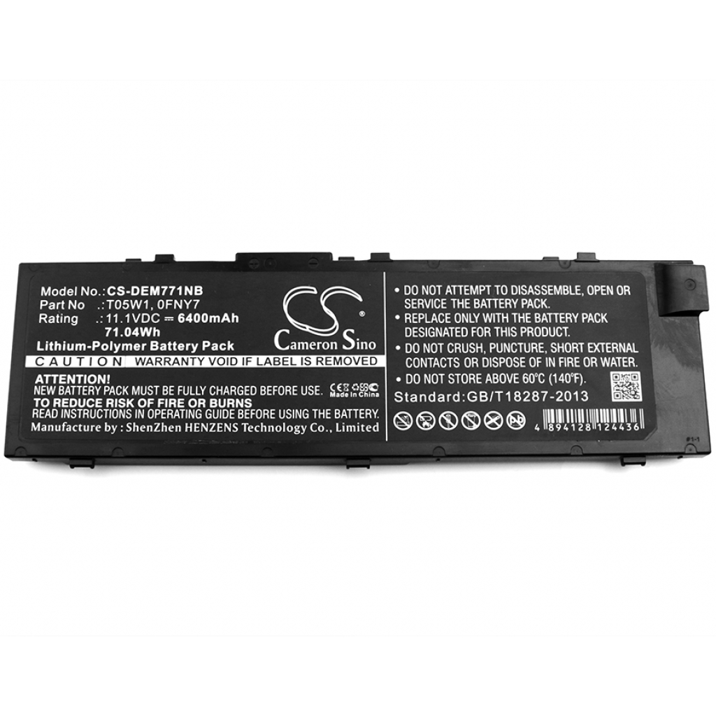 Notebook battery DELL CS-DEM771NB