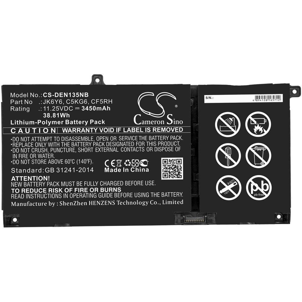 Notebook battery DELL CS-DEN135NB