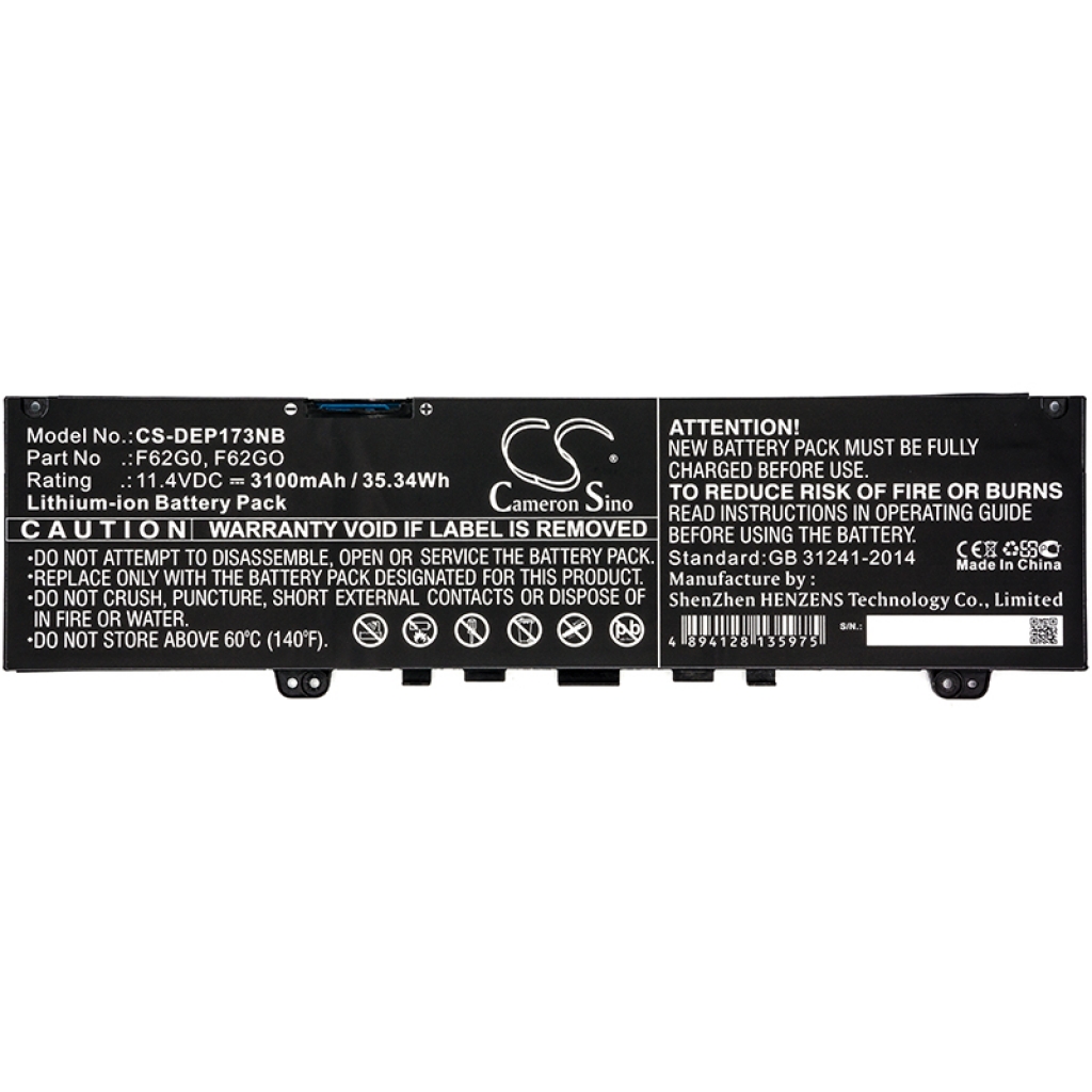 Notebook battery DELL CS-DEP173NB