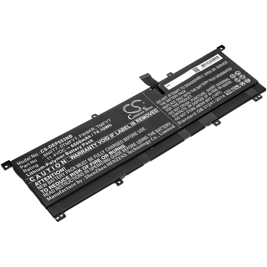 Notebook battery DELL CS-DEP553NB