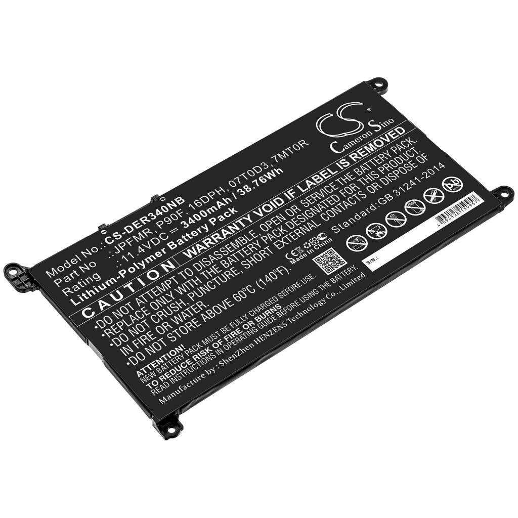 Notebook battery DELL Inspiron 7573 2-in-1