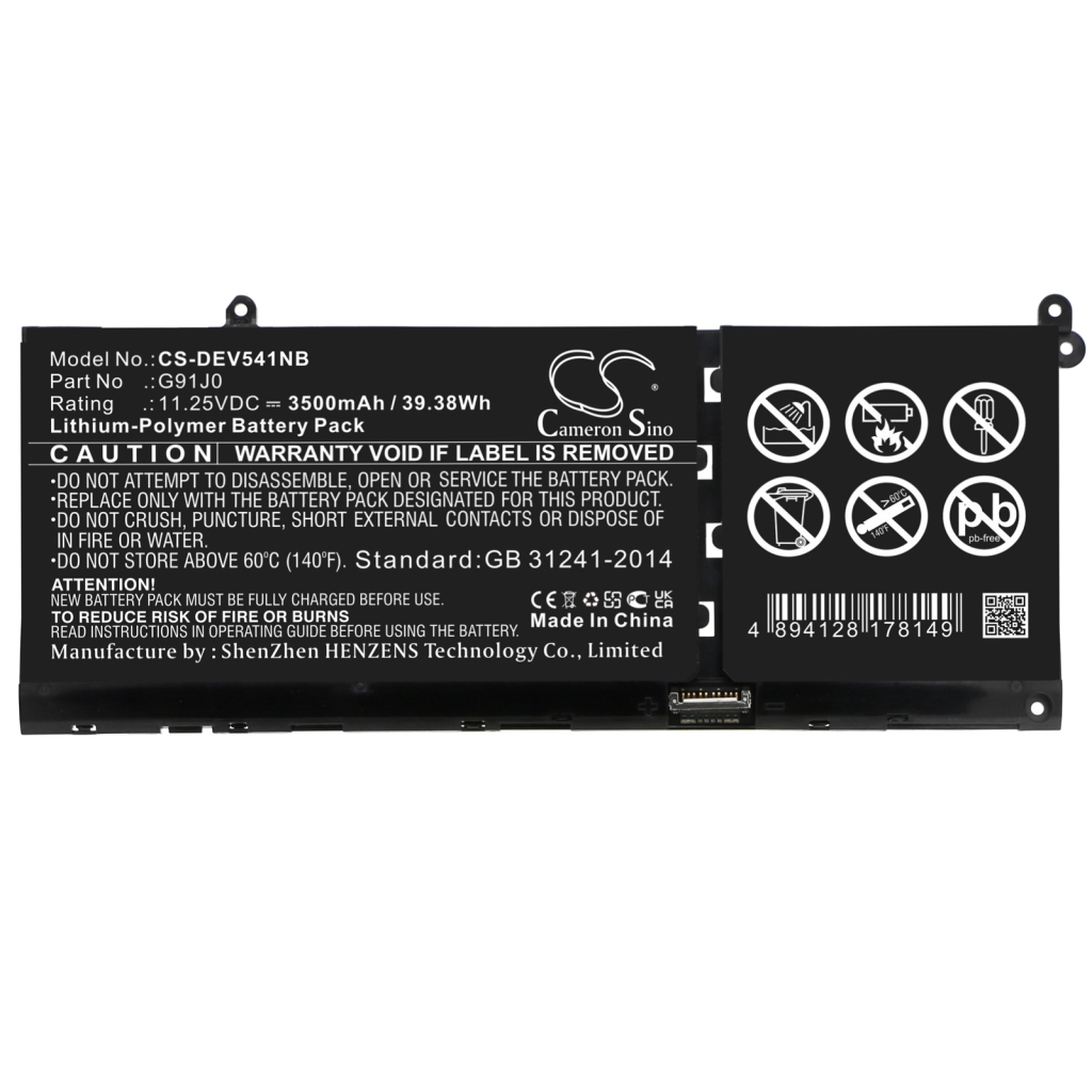 Notebook battery DELL CS-DEV541NB