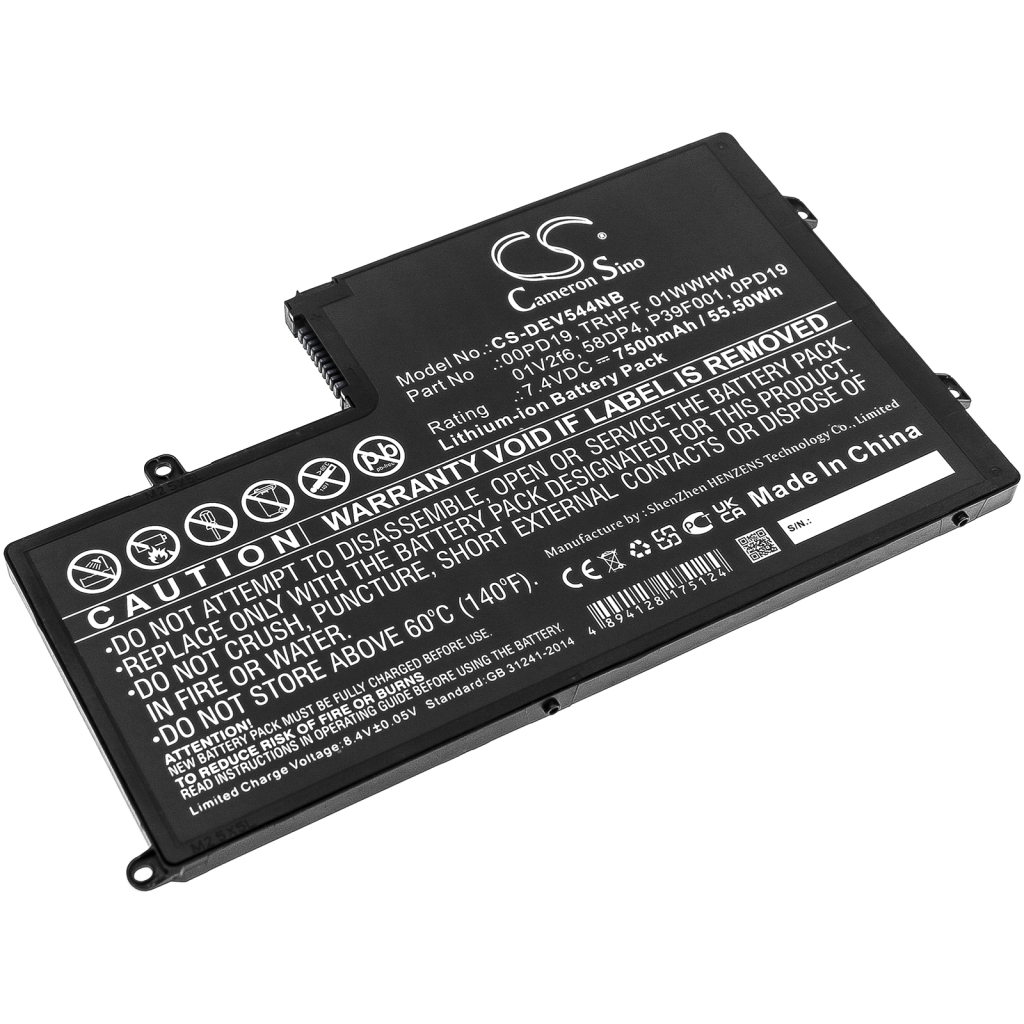 Notebook battery DELL CS-DEV544NB