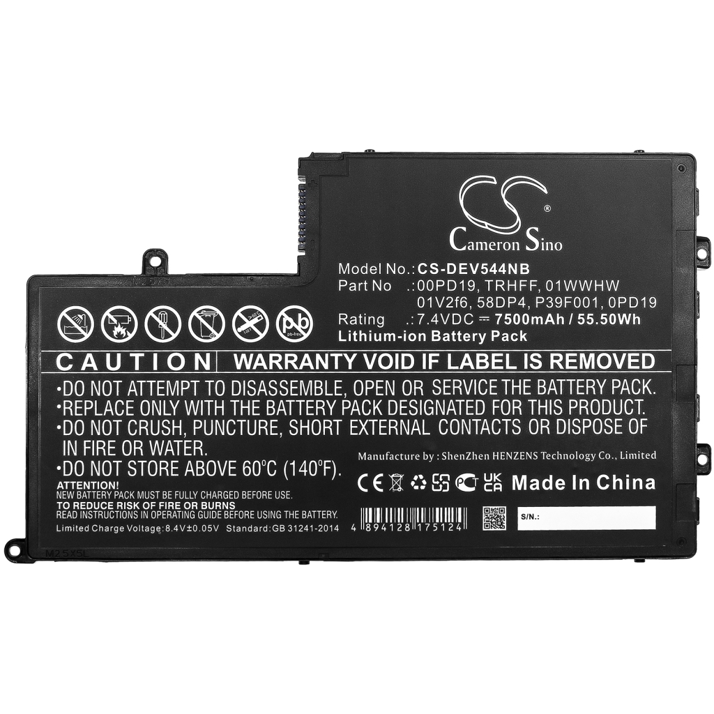 Notebook battery DELL CS-DEV544NB