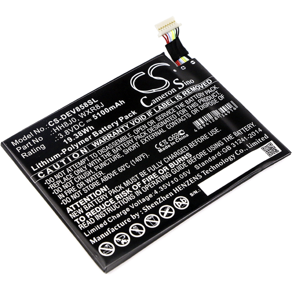 Tablet Battery DELL CS-DEV858SL