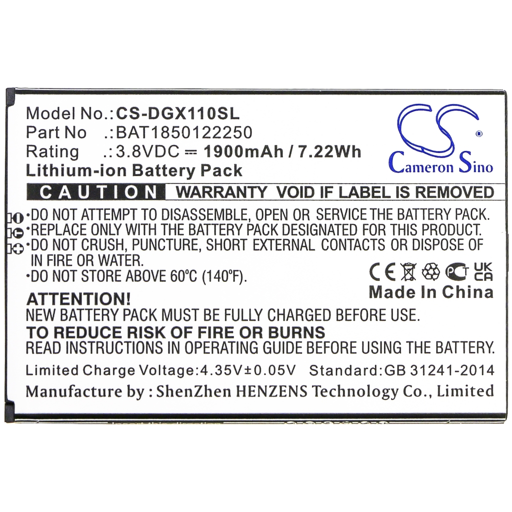 Mobile Phone Battery Doogee CS-DGX110SL