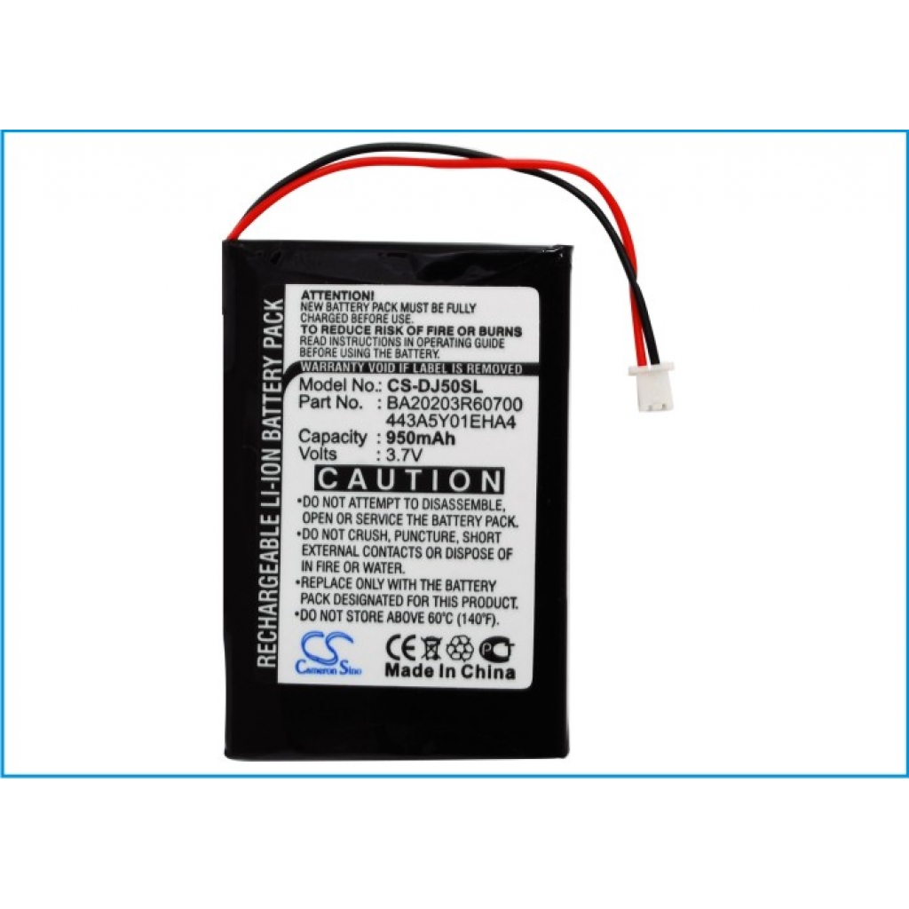 MP3, MP4, PMP Battery DELL CS-DJ50SL