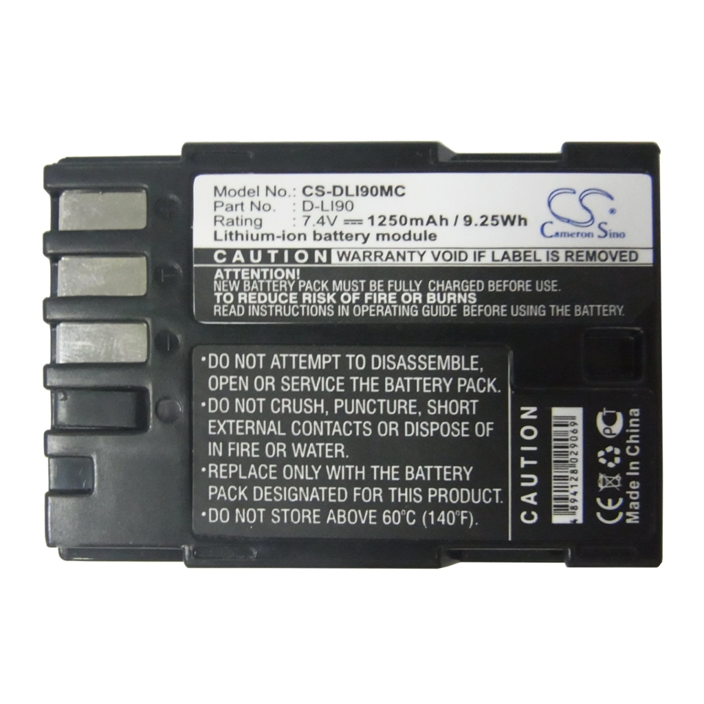 Camera Battery PENTAX CS-DLI90MC