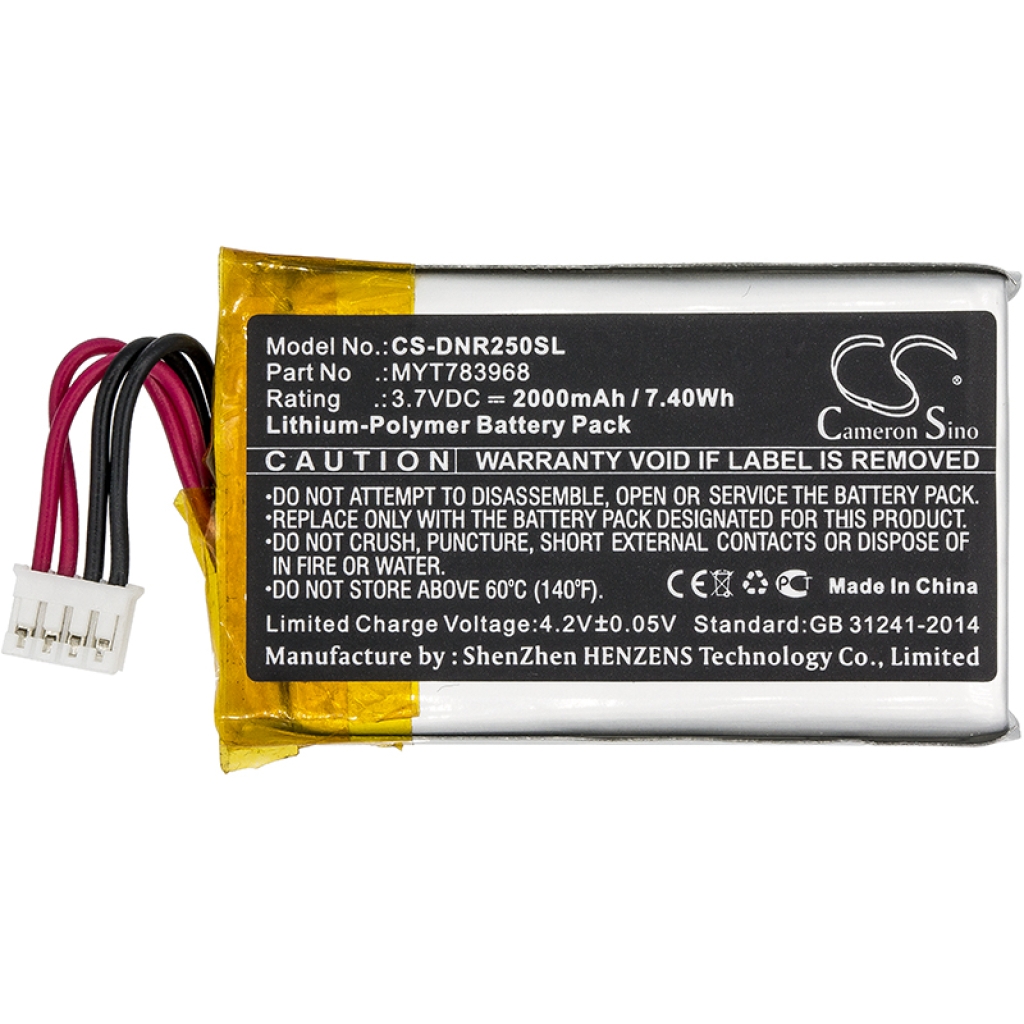 GPS, Navigator Battery Delorme Q639603N (CS-DNR250SL)