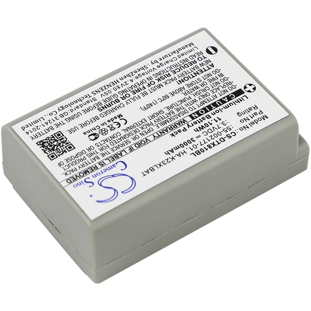 BarCode, Scanner Battery Casio CS-DTX810BL