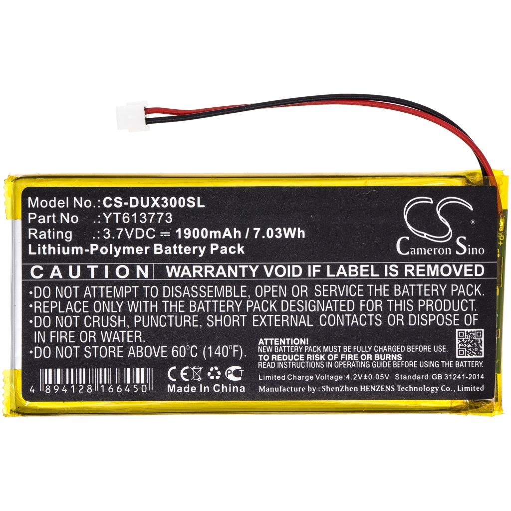 Batteries MP3, MP4, PMP Battery CS-DUX300SL