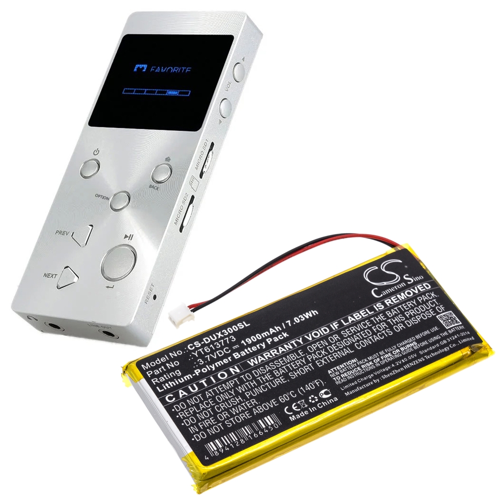 Batteries MP3, MP4, PMP Battery CS-DUX300SL