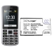 Mobile Phone Battery Emporia Prime V500.3G (CS-EAV500SL)