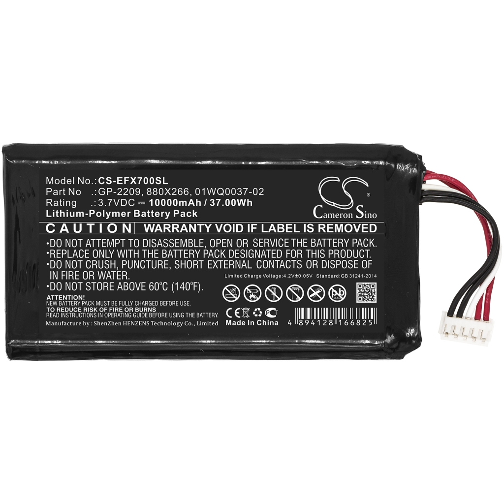 Battery Replaces 01WQ0037-02