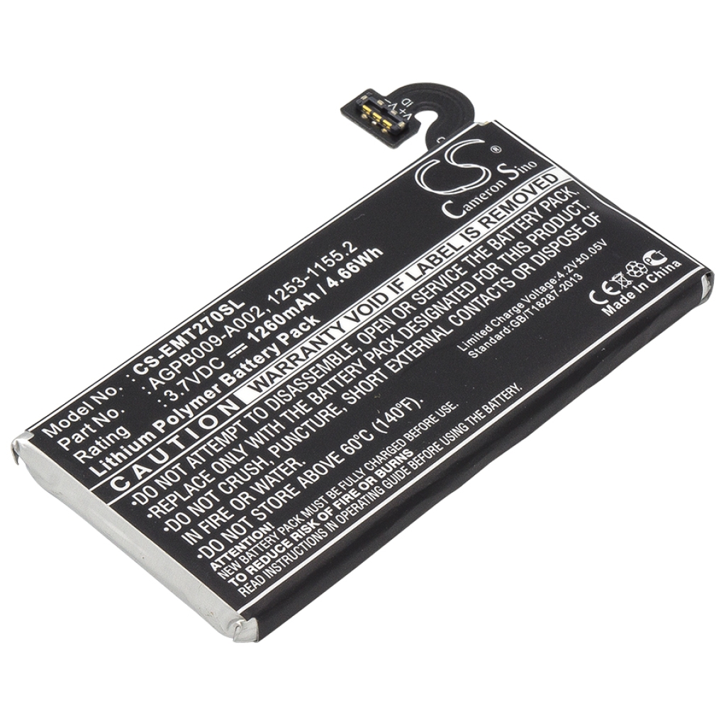 Battery Replaces 1253-1155.2