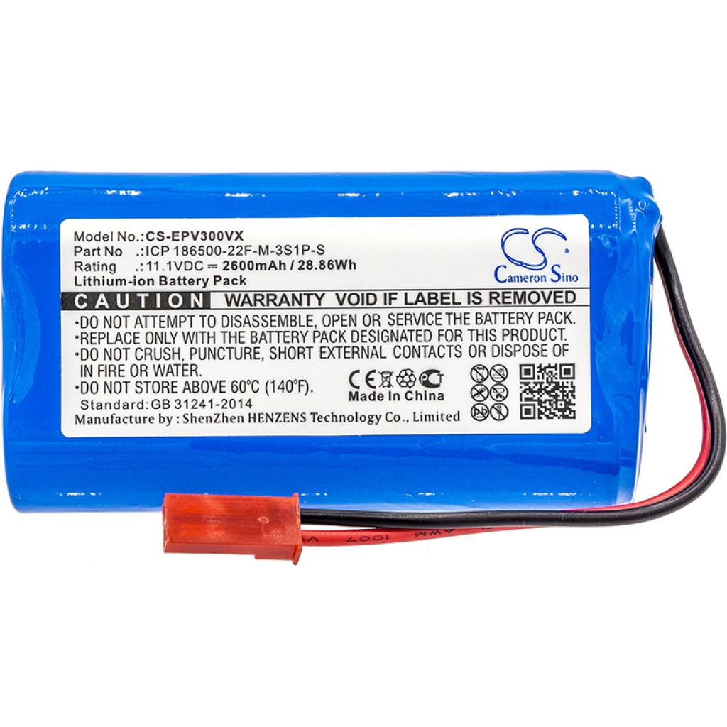 Battery Replaces ICP 186500-22F-M-3S1P-S