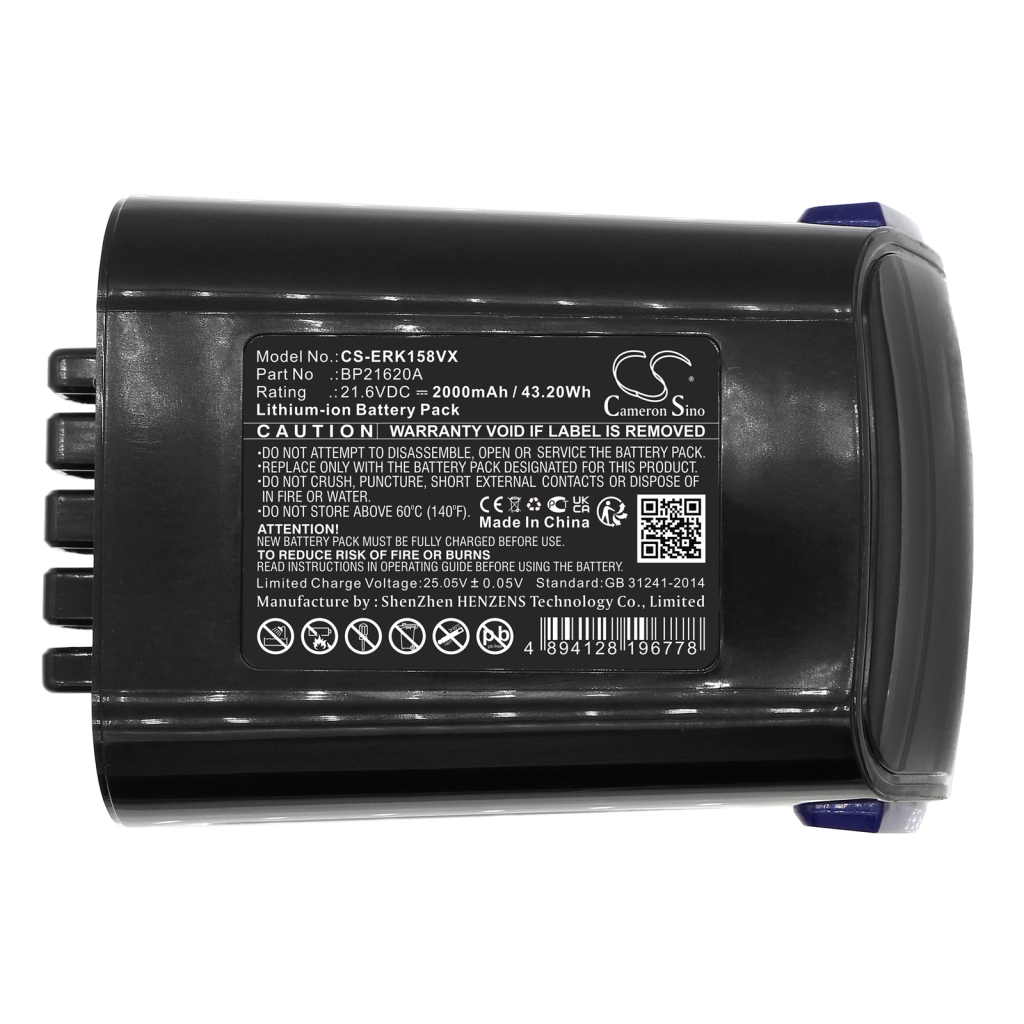 Smart Home Battery Eureka PowerPlush Turbo Cordless SC15822N (CS-ERK158VX)