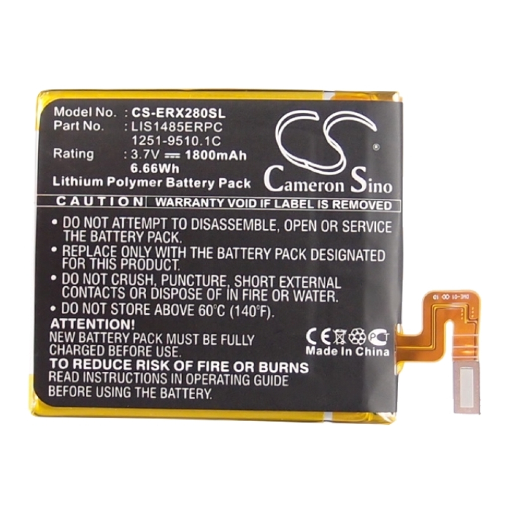 Mobile Phone Battery Sony Ericsson CS-ERX280SL