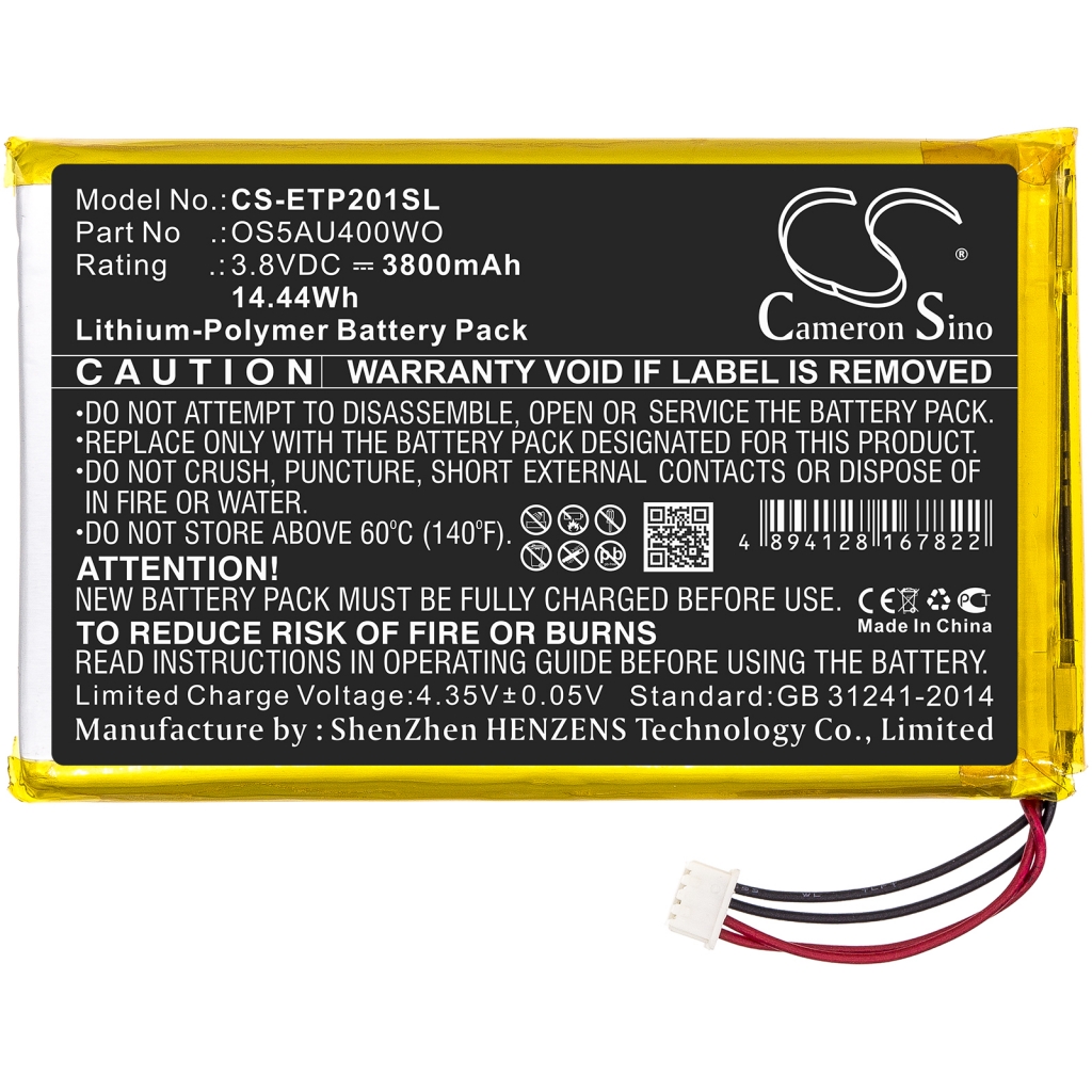 Tablet Battery Enspert CS-ETP201SL