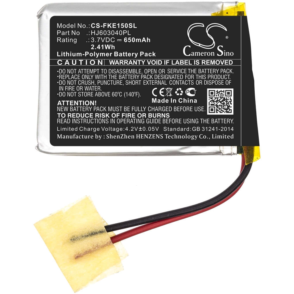 Battery Replaces HJ603040PL