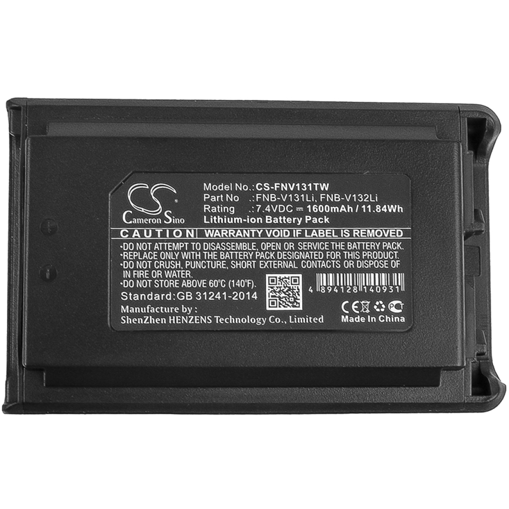 Two-Way Radio Battery YAESU CS-FNV131TW