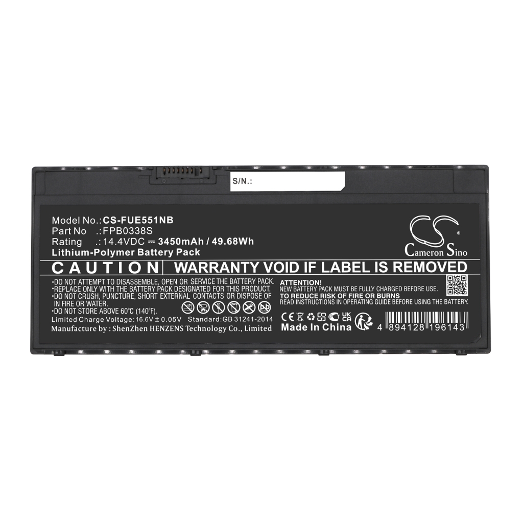 Notebook battery Fujitsu Lifebook U748(VFY U7480MP761CH) (CS-FUE551NB)