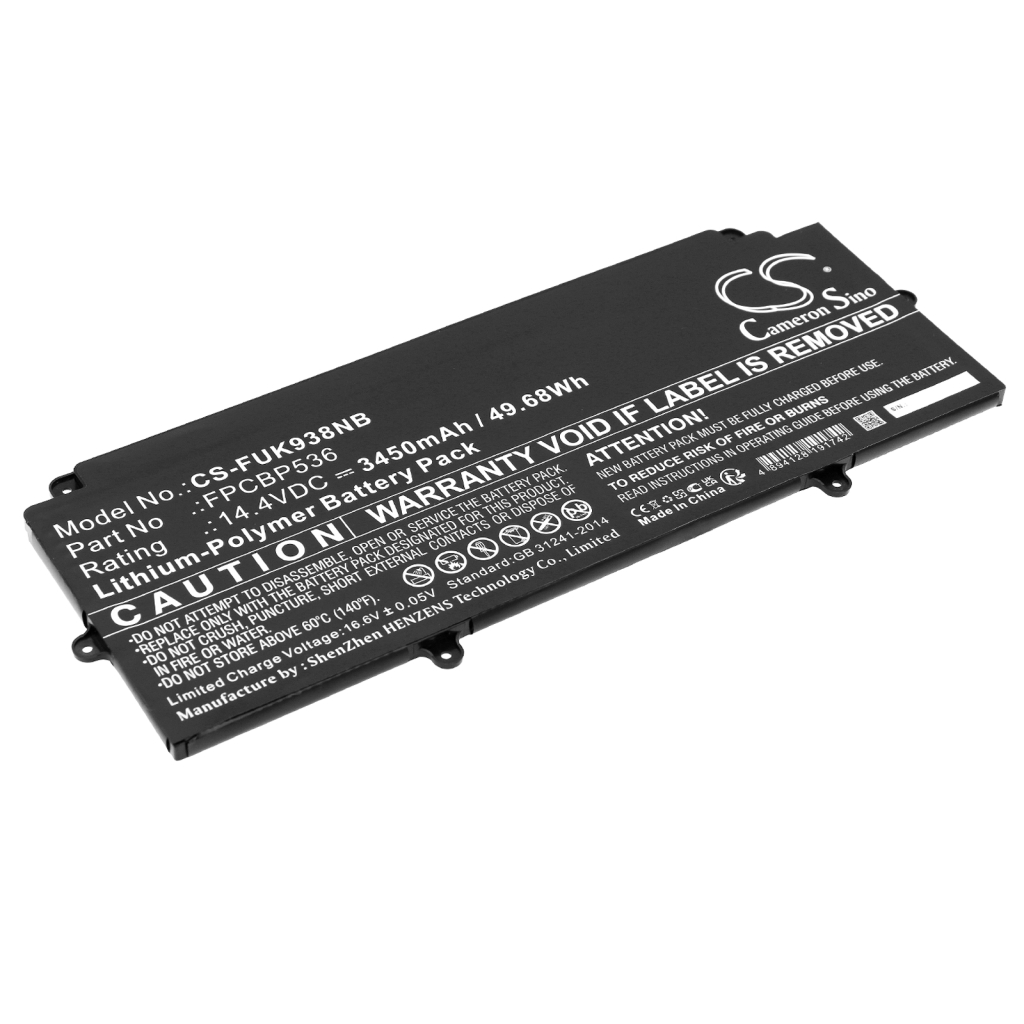 Notebook battery Fujitsu LifeBook U9311X VFY FJINTU9311XV01 (CS-FUK938NB)