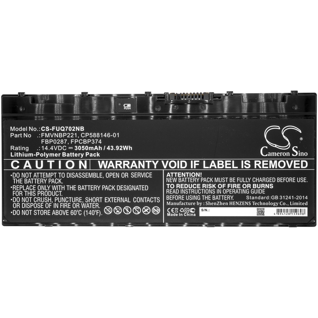 Battery Replaces FPCBP374