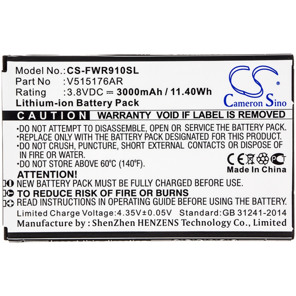 Hotspot Battery Franklin wireless CS-FWR910SL