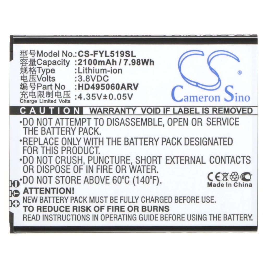 Battery Replaces HD495060ARV