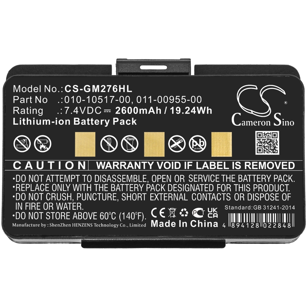 GPS, Navigator Battery Garmin CS-GM276HL