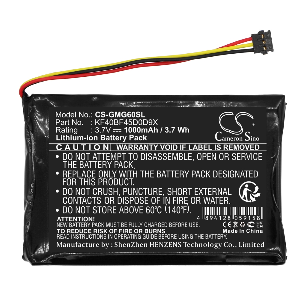 Battery Replaces KF40BF45D0D9X