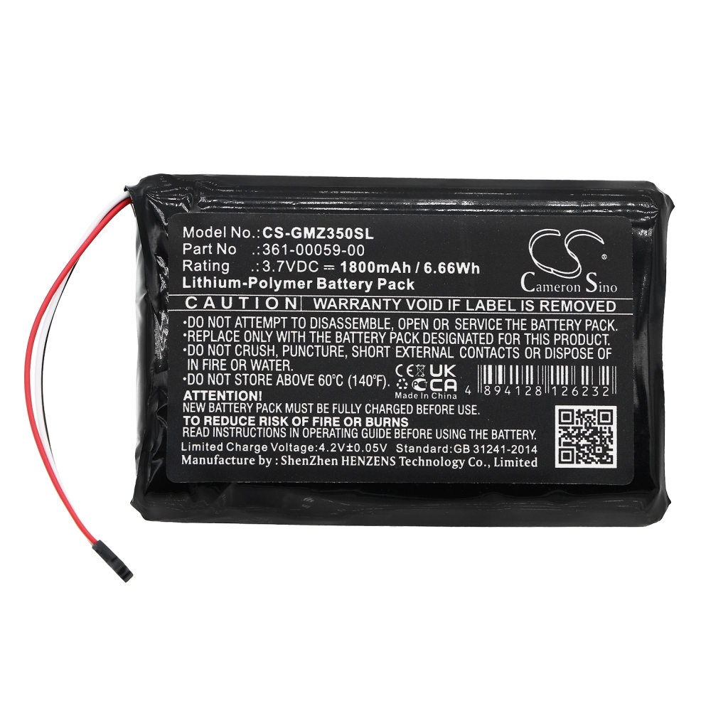 GPS, Navigator Battery Garmin ZUMO 390LM (CS-GMZ350SL)