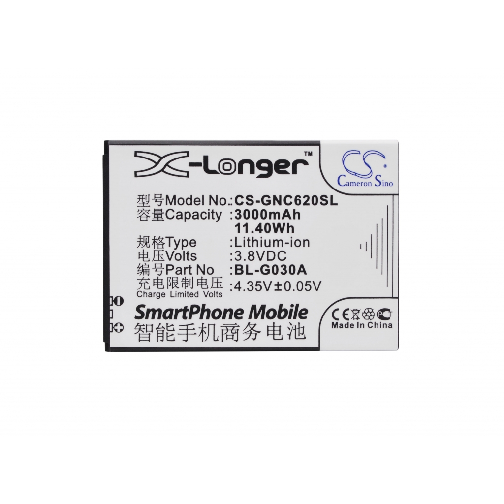 Mobiltelefon akkumulátorok GIONEE CS-GNC620SL