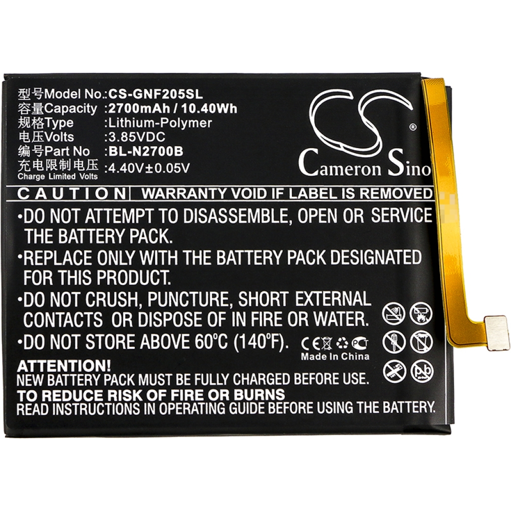 Mobile Phone Battery GIONEE CS-GNF205SL