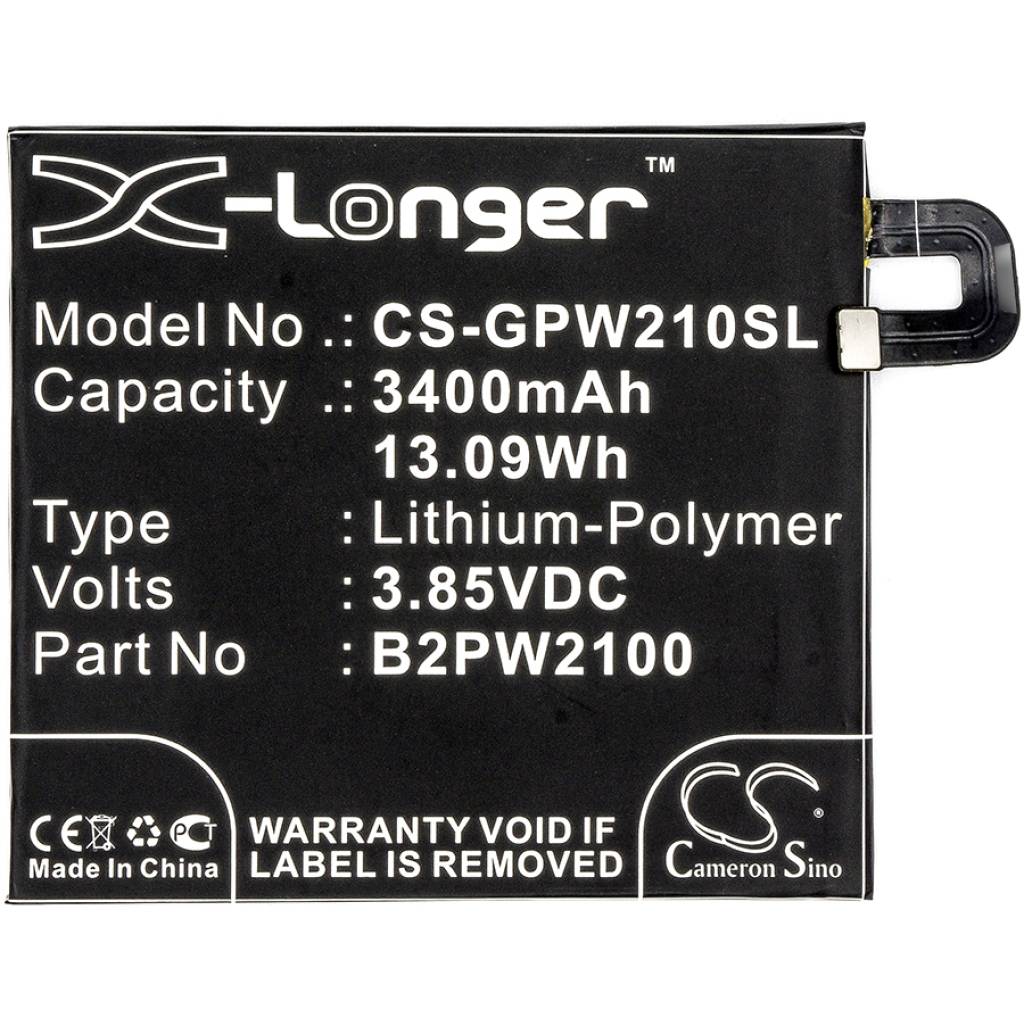 Mobile Phone Battery Google G-2PW2100 (CS-GPW210SL)