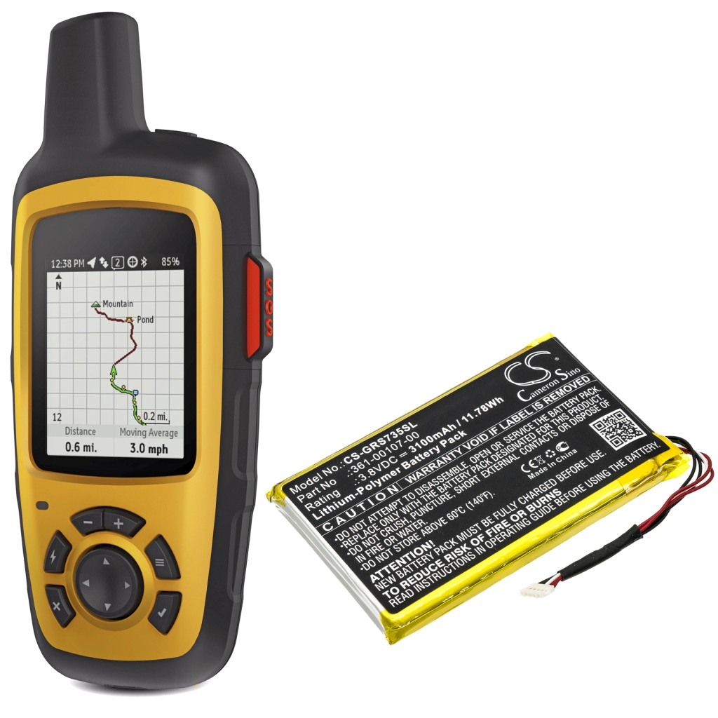 Akkumulátorok a navigációhoz (GPS) Garmin CS-GRS735SL