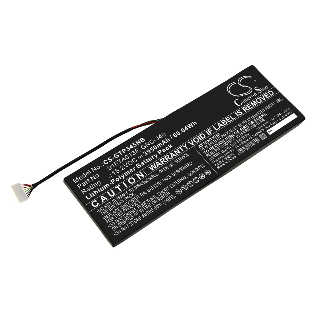 Notebook battery Gigabyte P34F V5 (CS-GTP345NB)