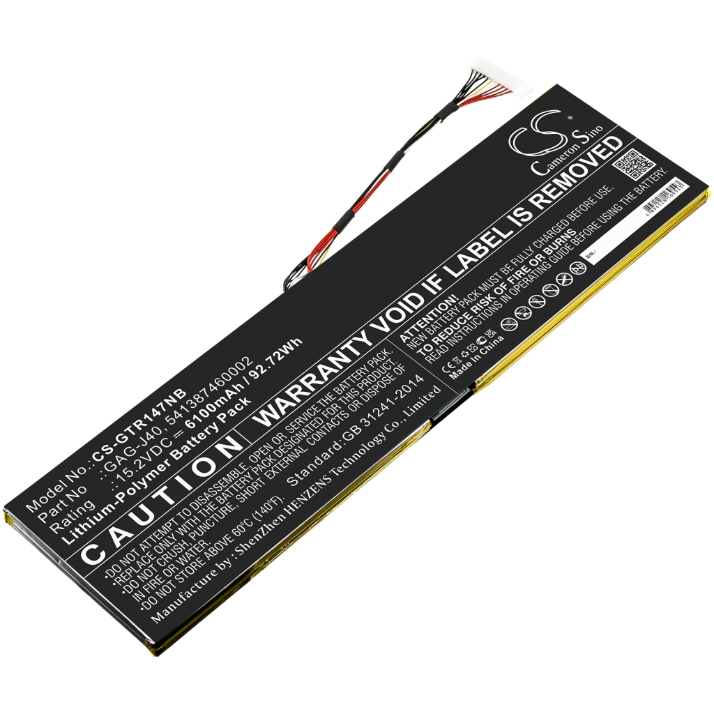 Notebook battery Gigabyte Aero 15 SA-7US2130SH (CS-GTR147NB)