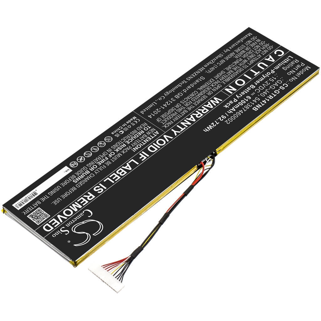 Notebook battery Gigabyte Aero 15-Y9-4K80P (CS-GTR147NB)