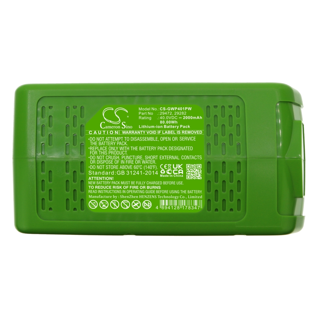 Power Tools Battery Greenworks G40PH51K2 (CS-GWP401PW)