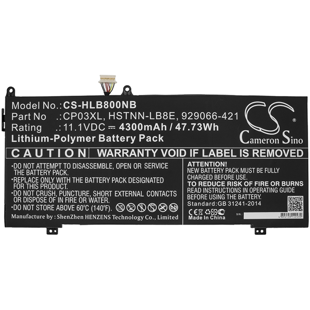 Notebook battery HP CS-HLB800NB