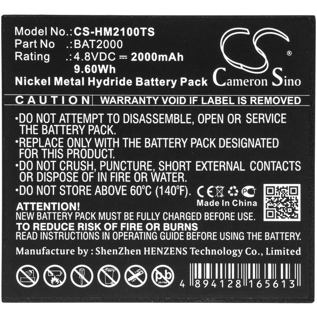 Batteries Wireless Headset Battery CS-HM2100TS