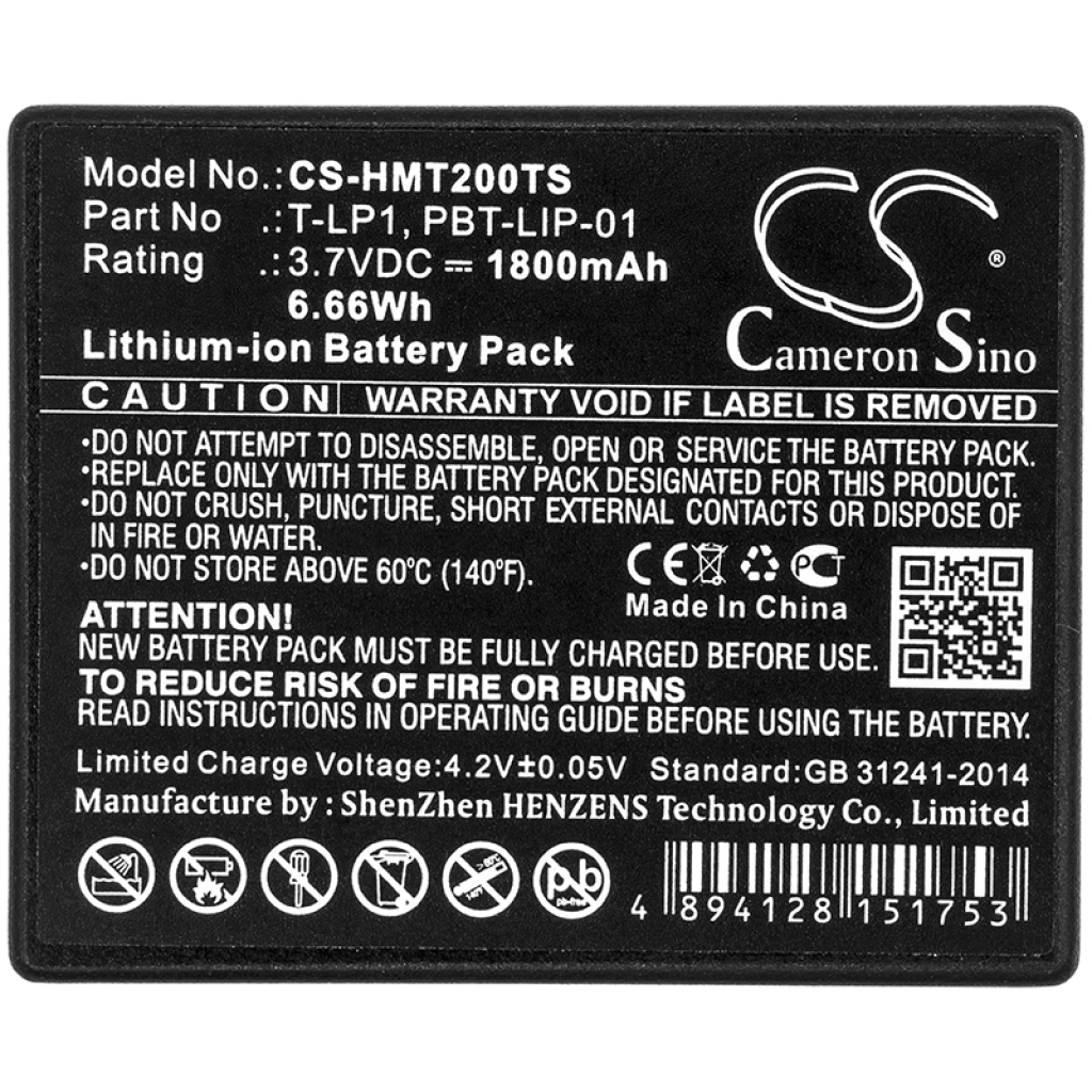 Battery Replaces PBT-LIP-01