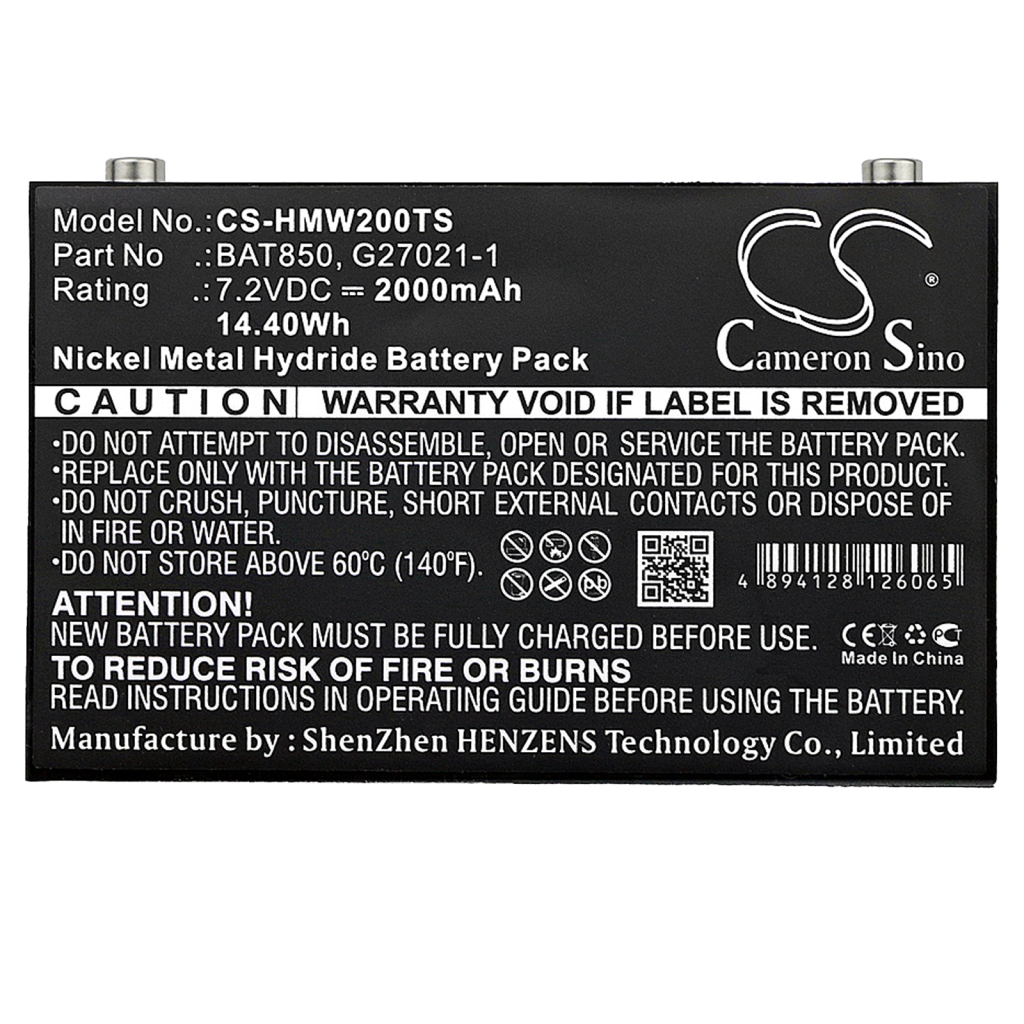 Wireless Headset Battery HME CS-HMW200TS